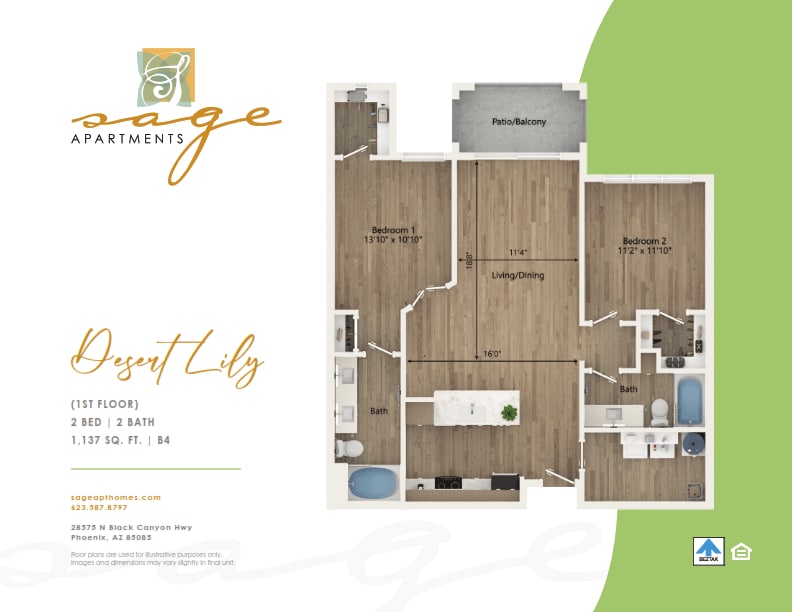 Floor Plan - Phase 2: Desert Lily