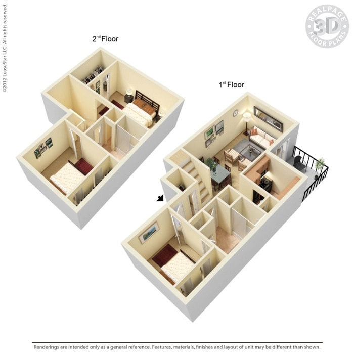 3BR/2BA - The Cambridge