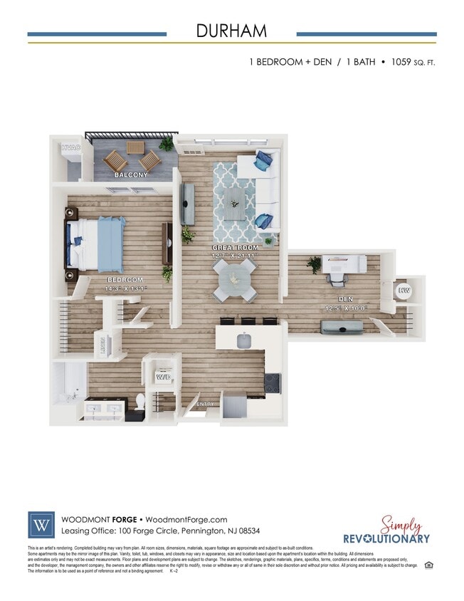 Floor Plan - DURHAM