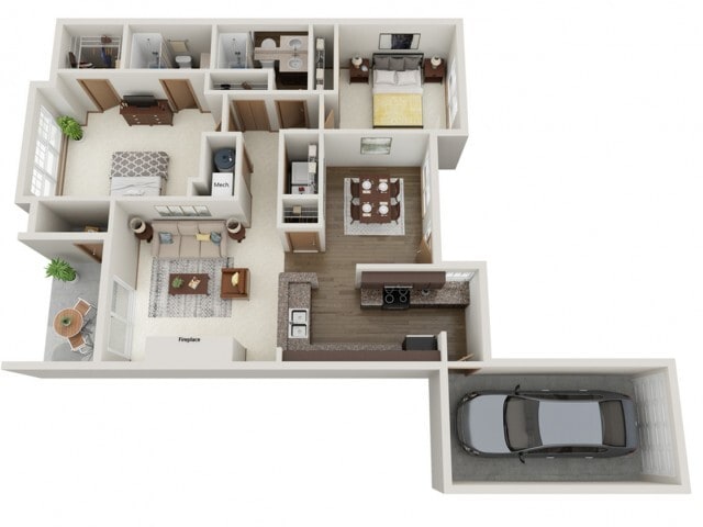 Cypress | Manchester Oaks | Apartments in Franklin, WI - Cypress