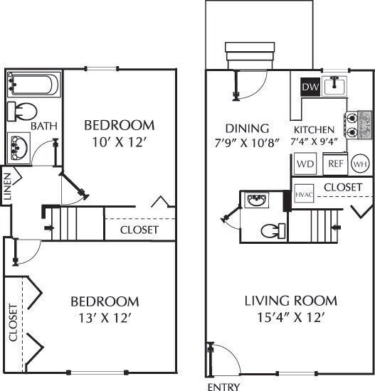 Floor Plan - Clearview Townhouse