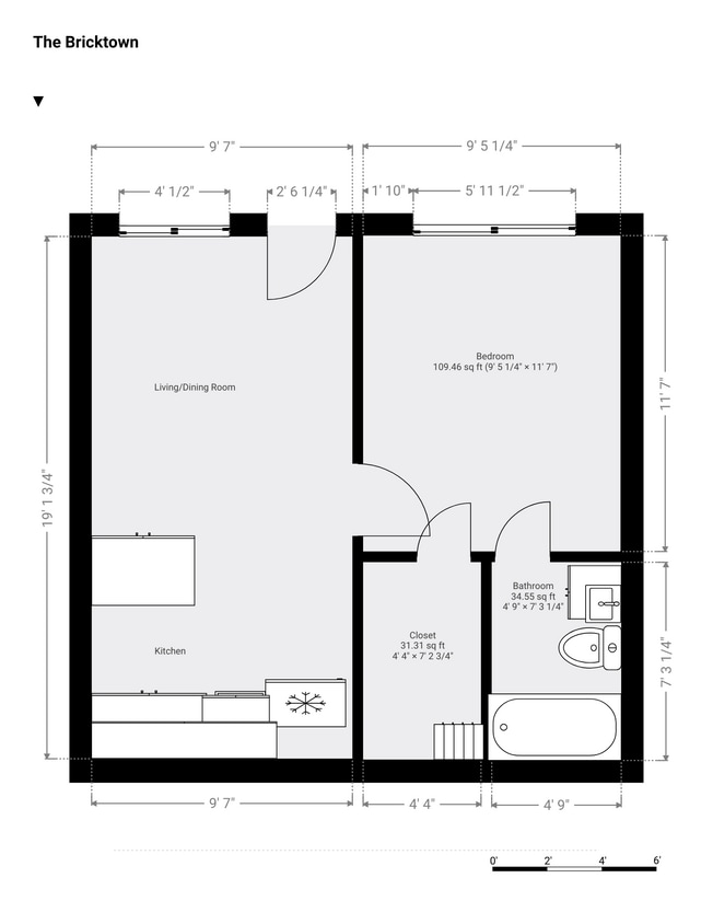 Floor Plan - The Bricktown
