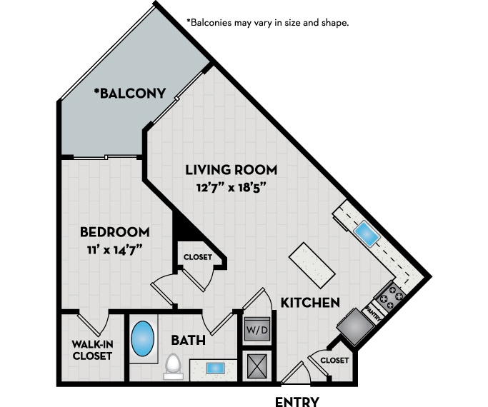Floor Plan - 11F2 / Chardonnay