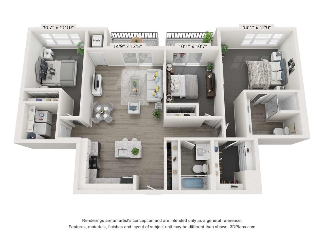 Floor Plan - 3B-2