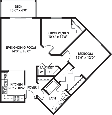 Floor Plan - 1B