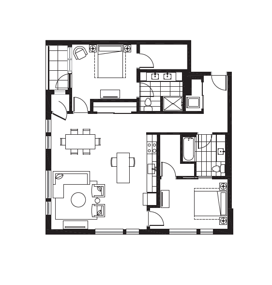 Floor Plan - Hennepin 3