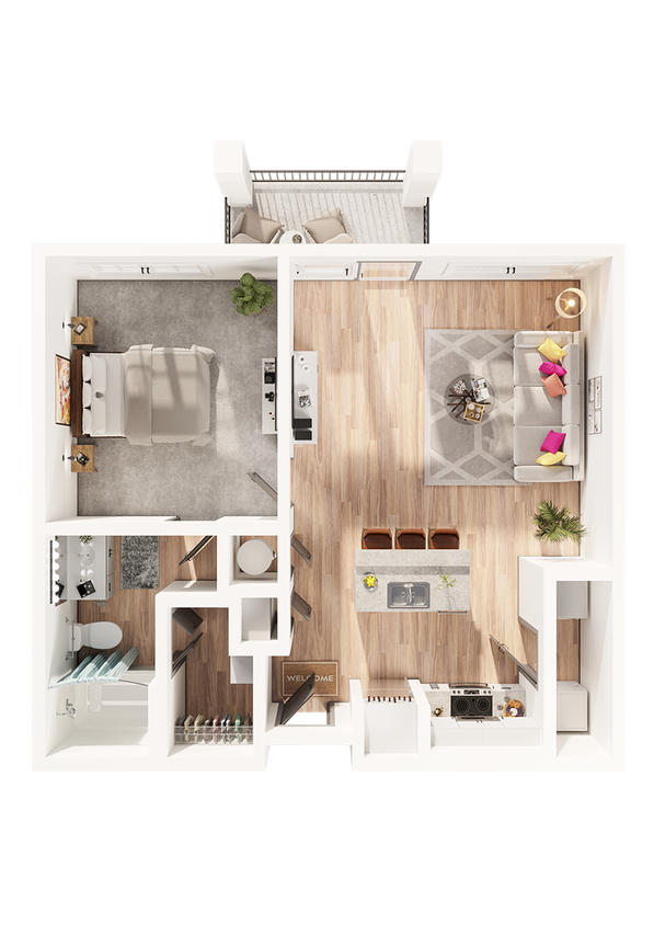 Terrawood - A1B Floor Plan - A1B