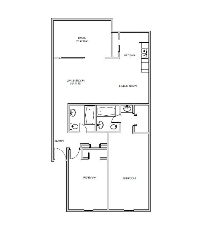 Floor Plan - The 1003