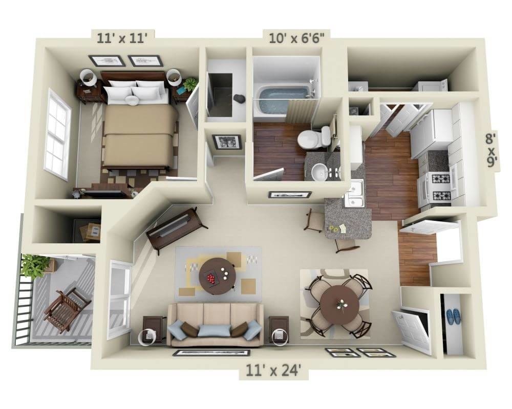 Floor Plan - Plan A1A