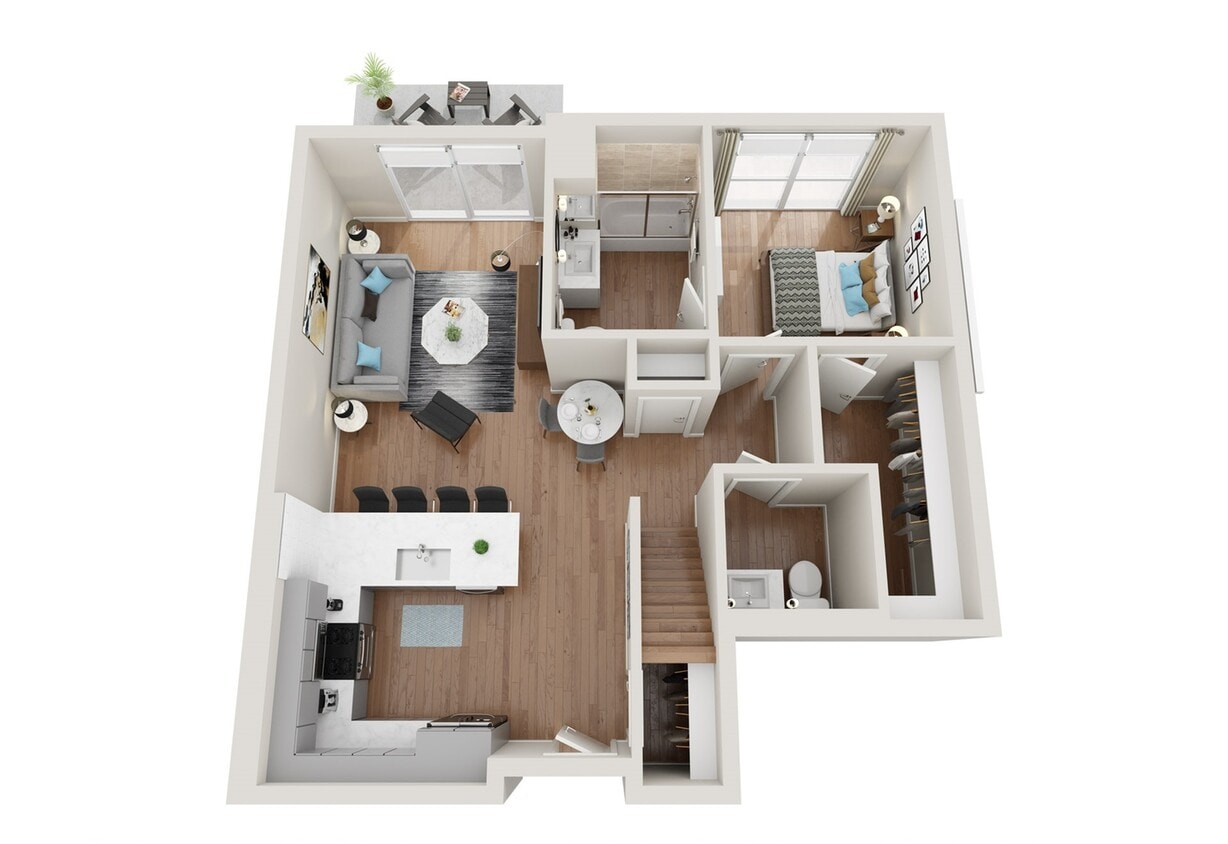 Sage 1st floor - 1x0 - Sage
