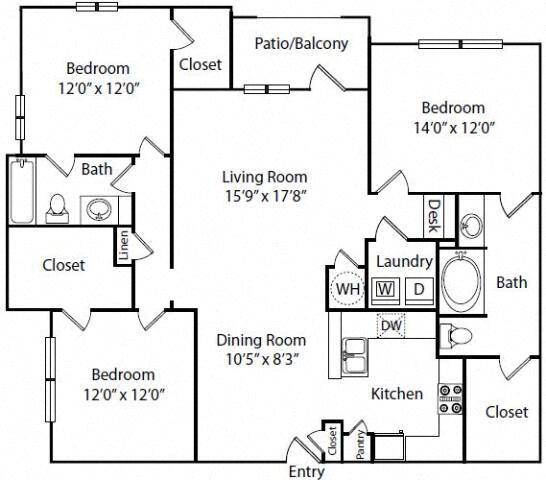 Floor Plan - 3A