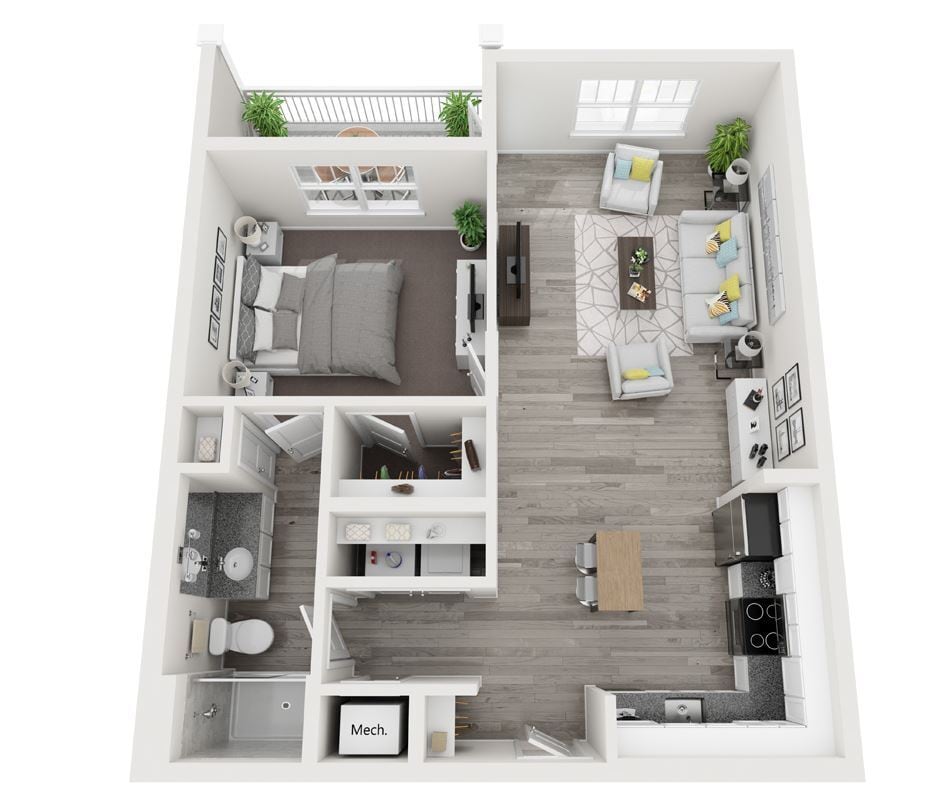 Floor Plan - The Marbry