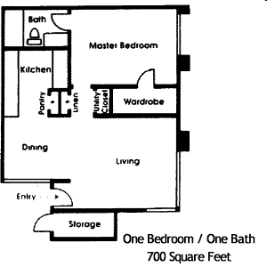 1BR/1BA - 1bed 1bath