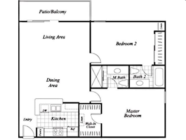 B1 - 2 Bedroom - 50% AMI