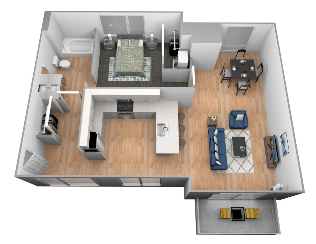 Floor Plan - Rainy River Townhouse