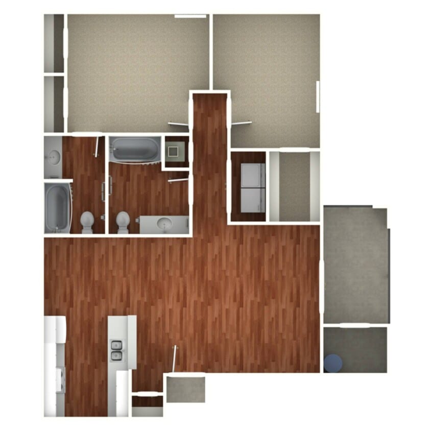 Floor Plan - 2 Bedroom