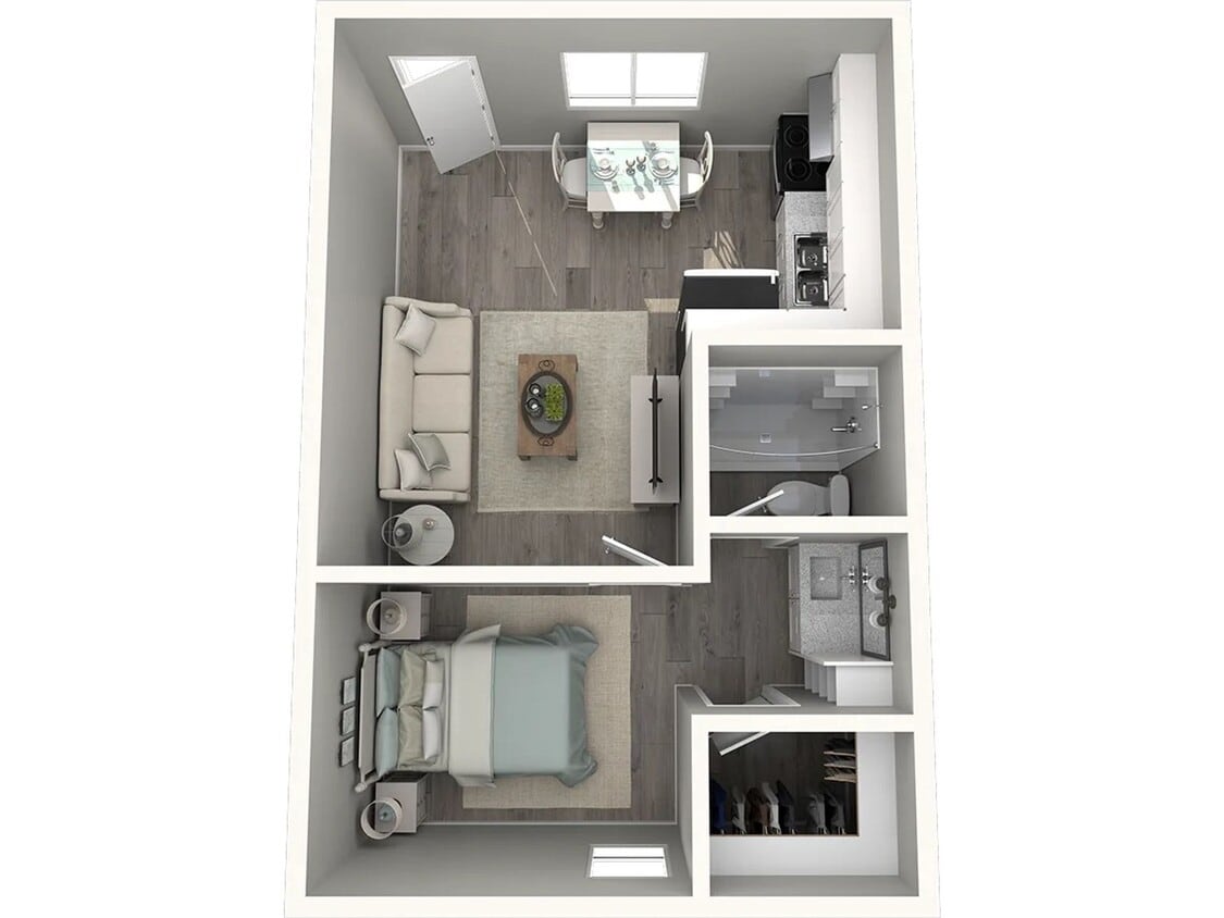 Floor Plan - A1  Reno with Patio 