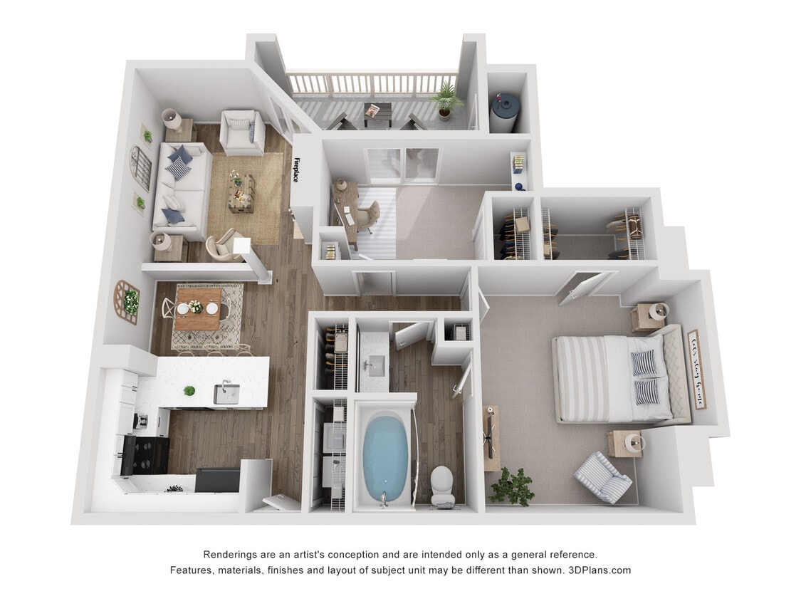 Floor Plan - Hickory Reno Quartz A1D