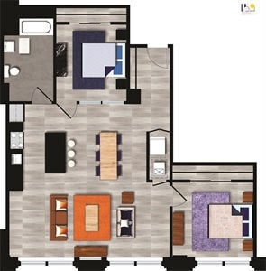 Floor Plan - Two Bedroom