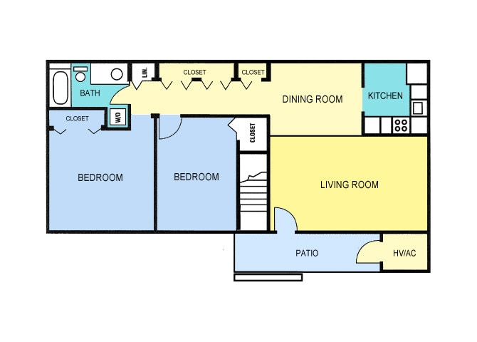 Floor Plan - 2 Bedroom
