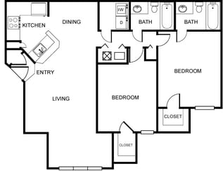 The Robin - 2 Bedroom - 60%
