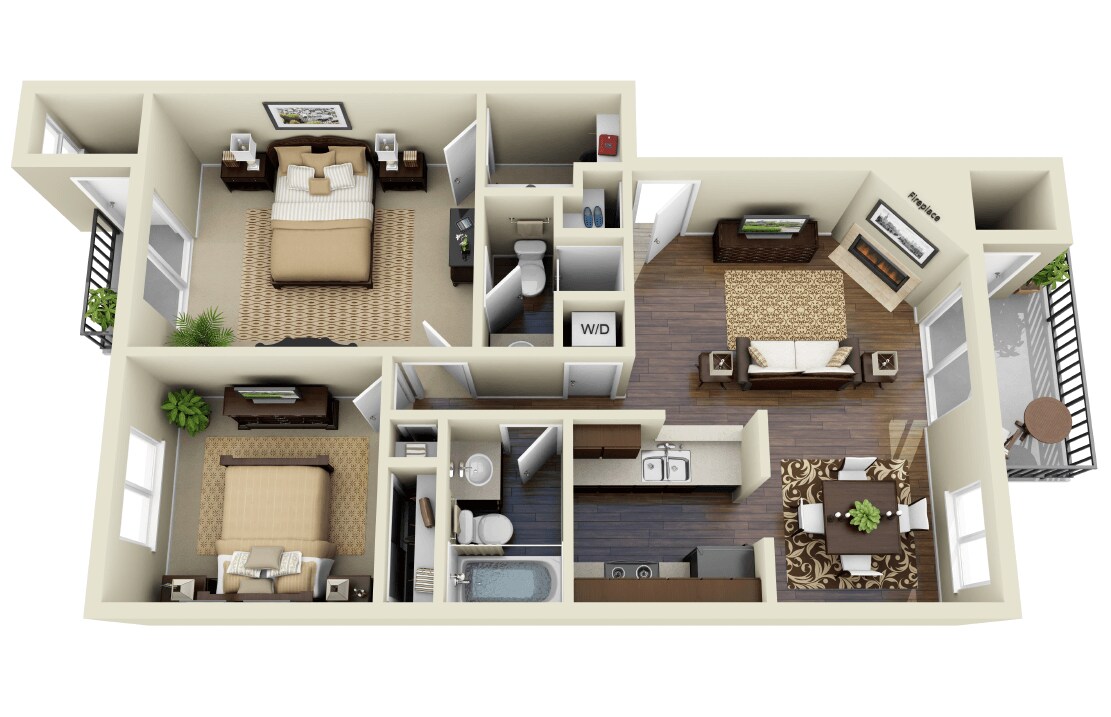 Floor Plan - B2 Renovated