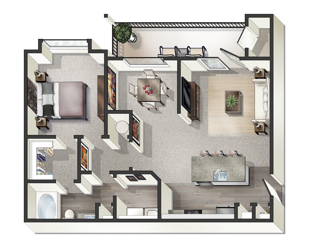 Oak- 1B 1BA- 824 SF - Barcelona