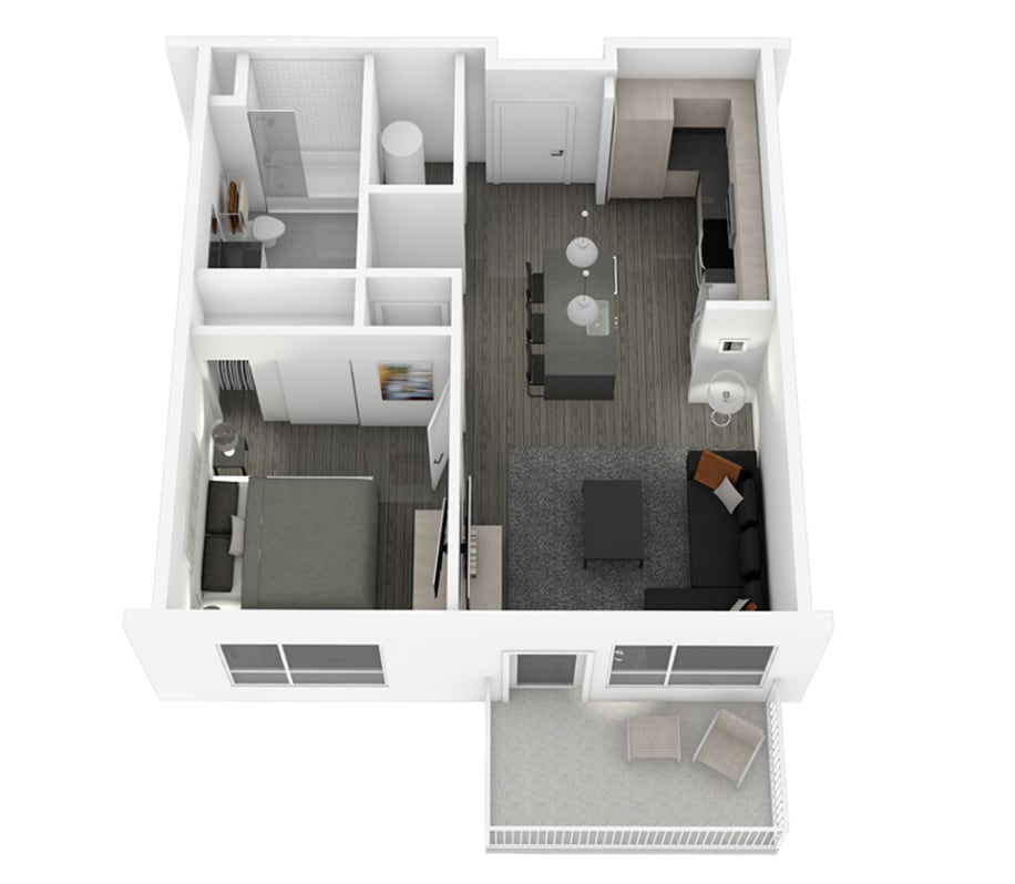Floor Plan - 1B