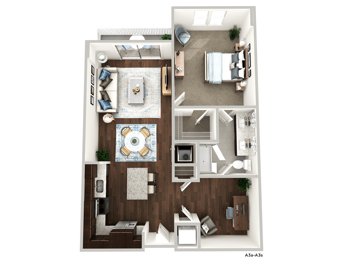 Floor Plan - A3.a- A3.s (SPF)