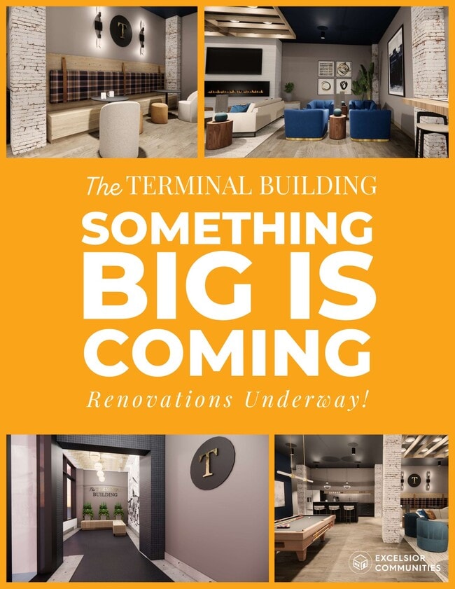 Renovations to lobby and lounge underway! - The Terminal Building