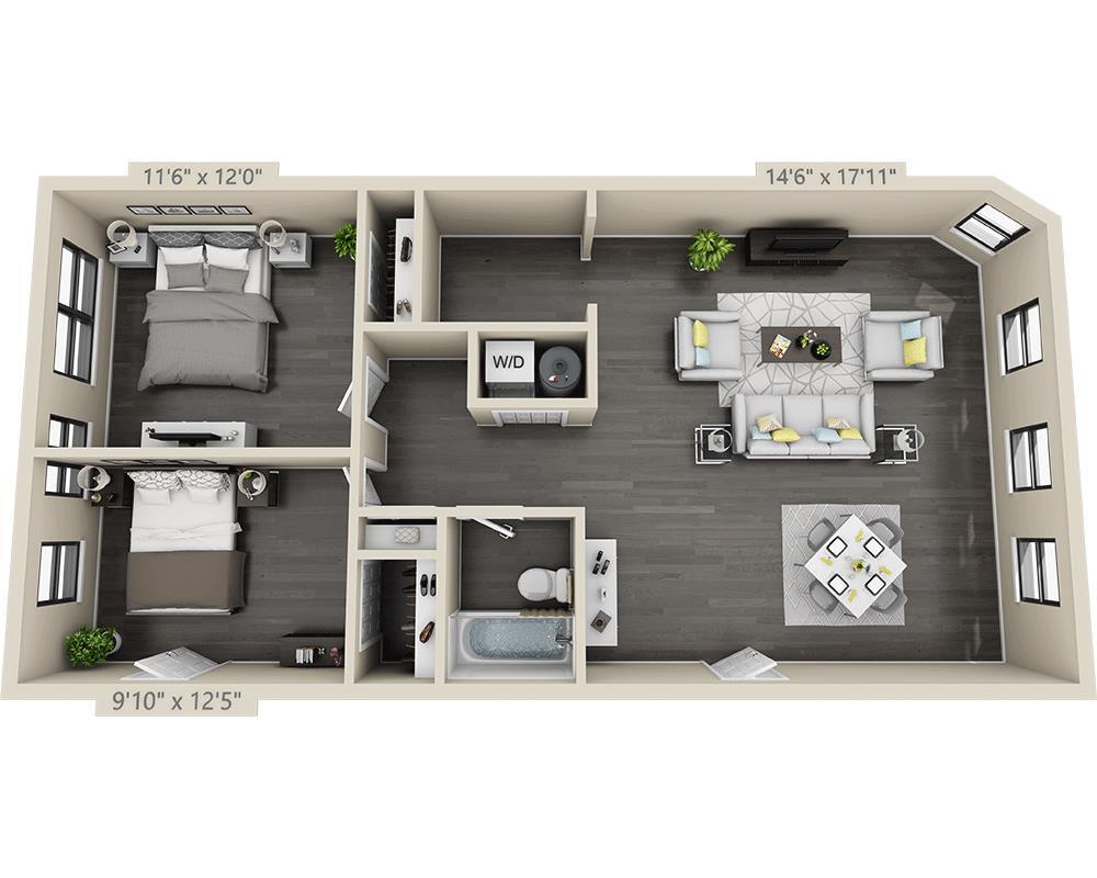 Floor Plan - 30 Garrison - B1E