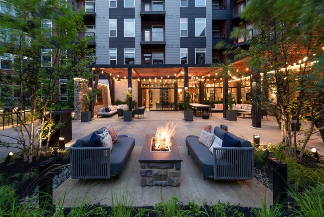 Outdoor Firepits and Lounge Seating - The Point at Berwyn