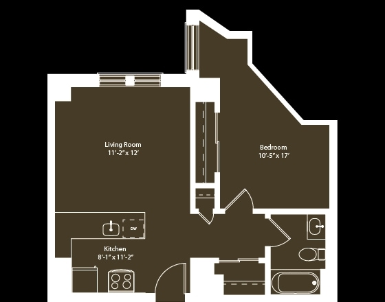 1BR/1BA - dlp1b12