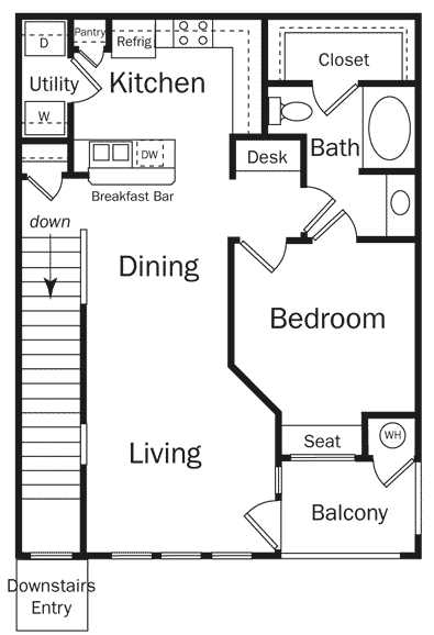 Floor Plan - 1U-FONTAINE