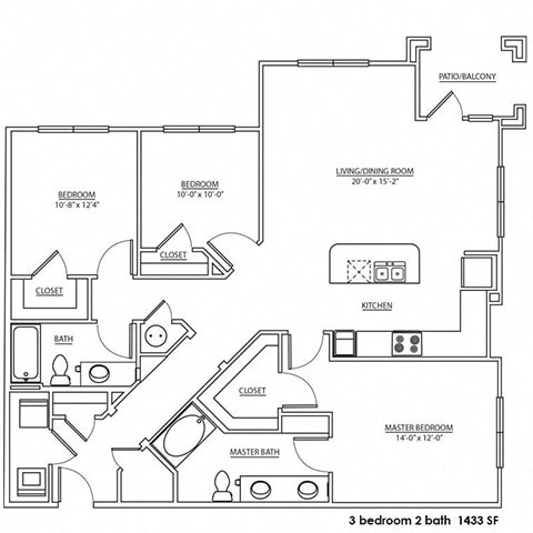 Floor Plan - 3A -3C