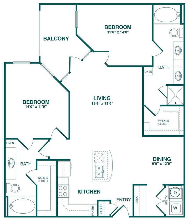 Floor Plan - The Ashton