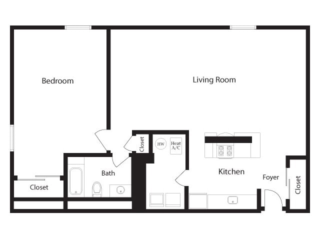 N - AN-N One Bedroom, One Bathroom