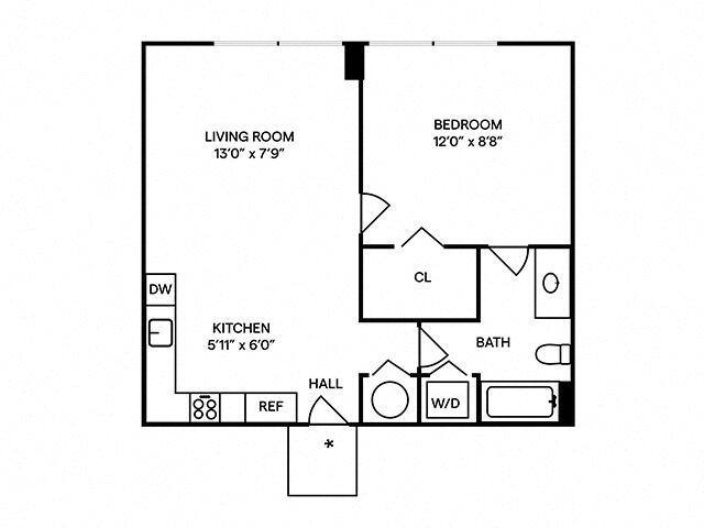 Floor Plan - A6 Furnished