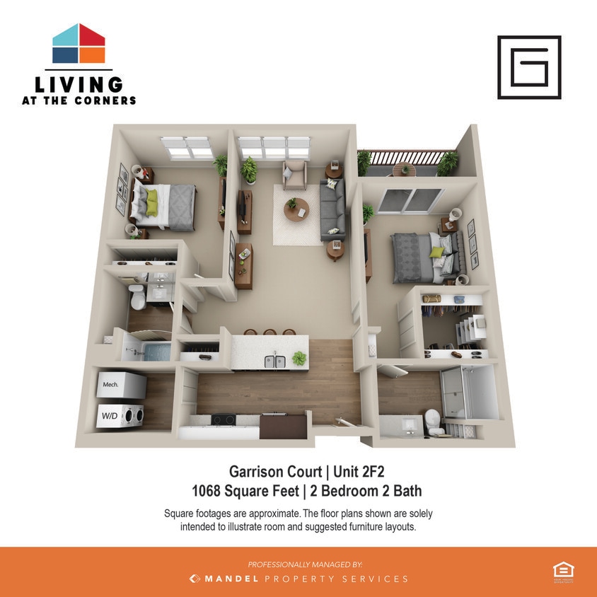 Garrison Court Unit Style 2F2 - 2F2