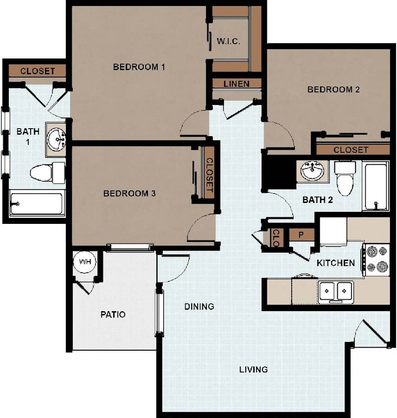 Floor Plan - 3 Bedroom 