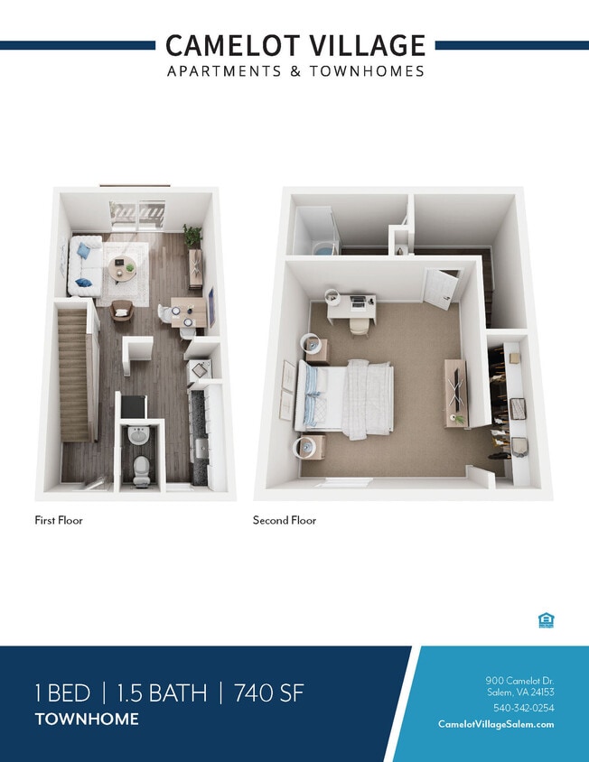 Floor Plan - 1 Bedroom