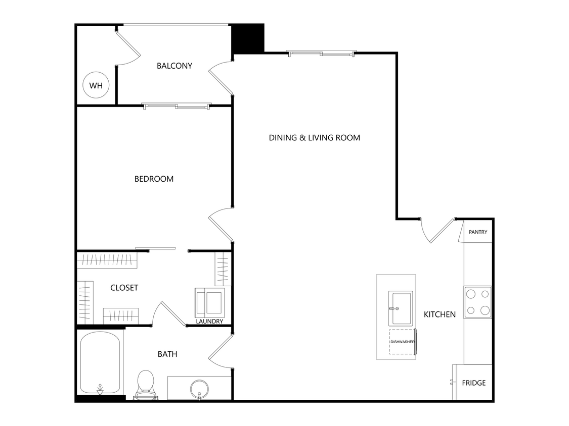 A1H floor plan Allaso High Desert - A1H