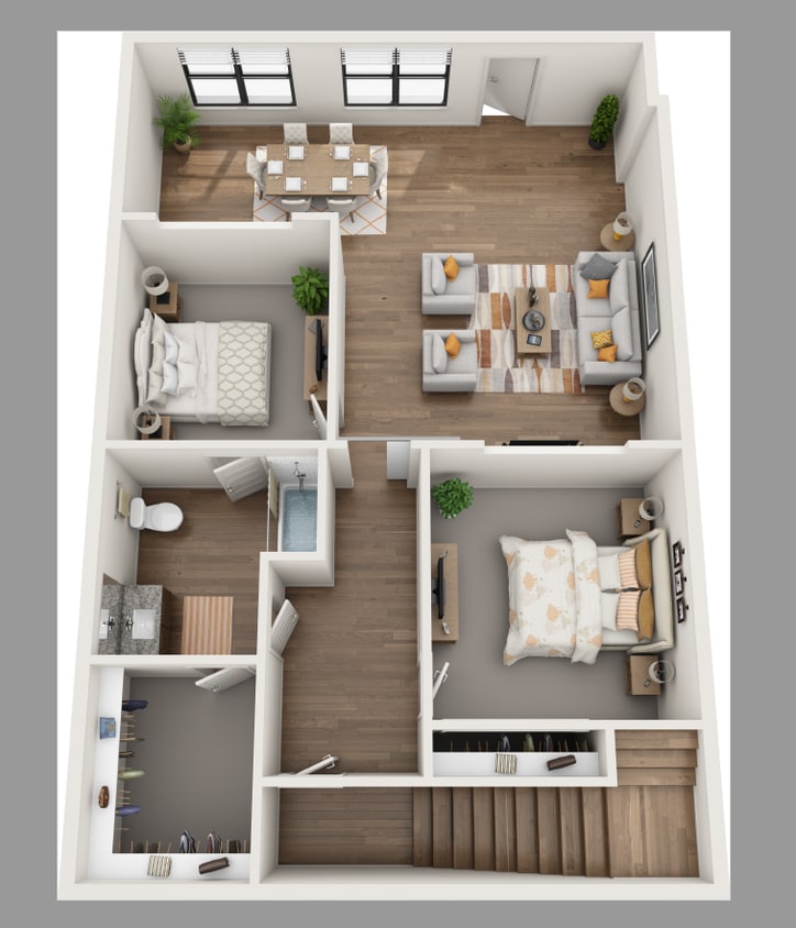Floor Plan - Live/Work A