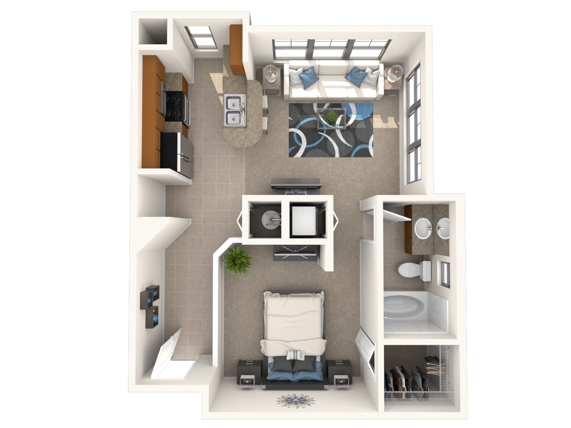 Captiva floor plan Aqua at Millenia - Captiva