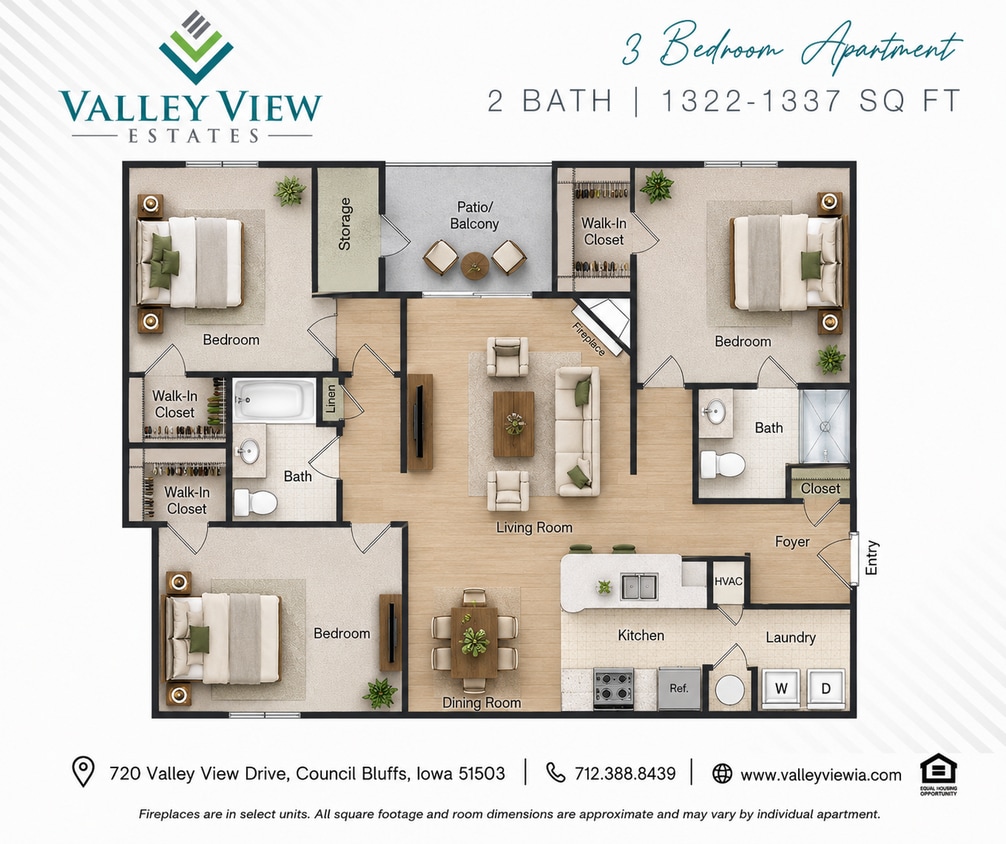 Valley_View_Estates_3BR_1322-1337_SF_Floor_Plan.png - 3BR