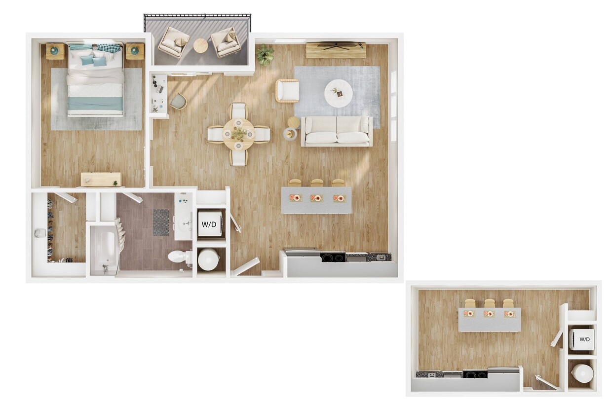 Floor Plan - A1E - White Buffalo