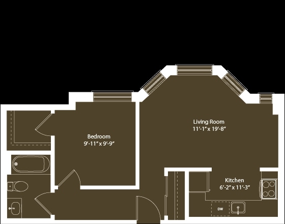 1BR/1BA - dlp1b10