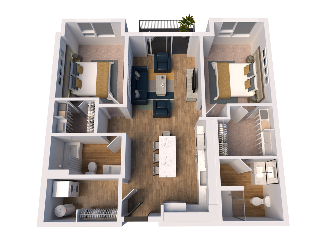C1-Alt floor plan The James - C1-Alt