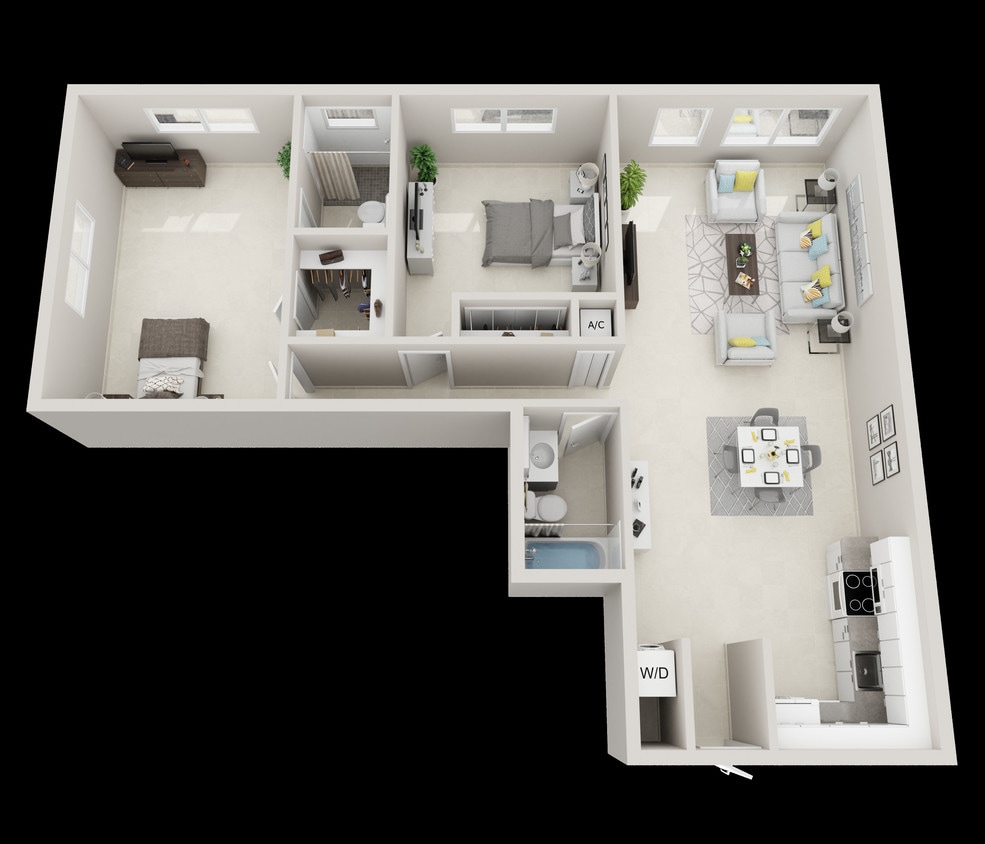 Floor Plan - 2X2