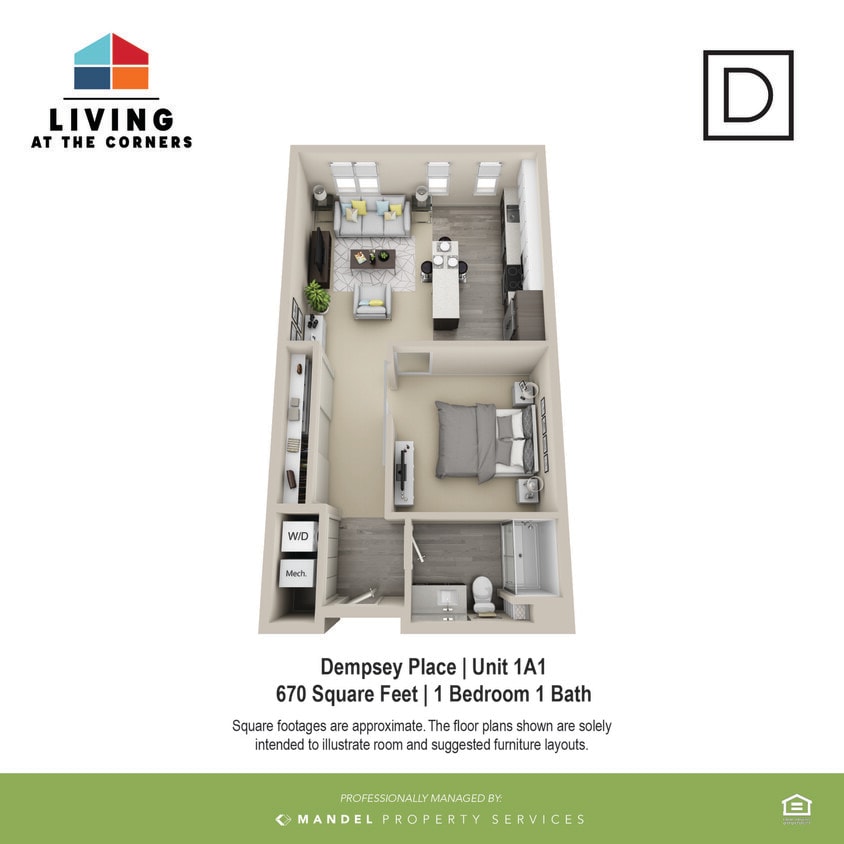 Dempsey Place Unit Style 1A1 - 1A1